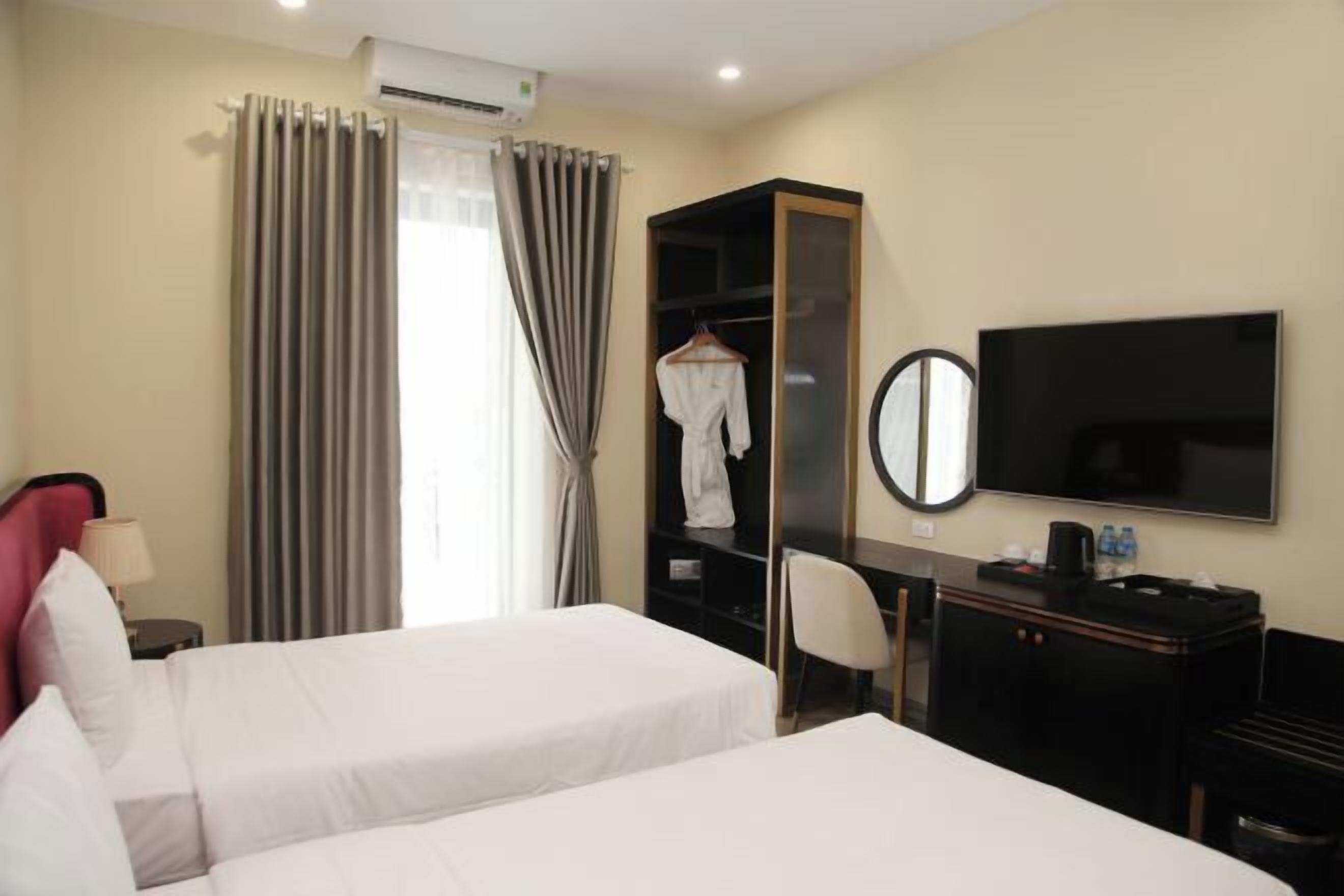 Allergiatestatut vuodevaatteet, minibaari (osa tuotteista ilmaisia)