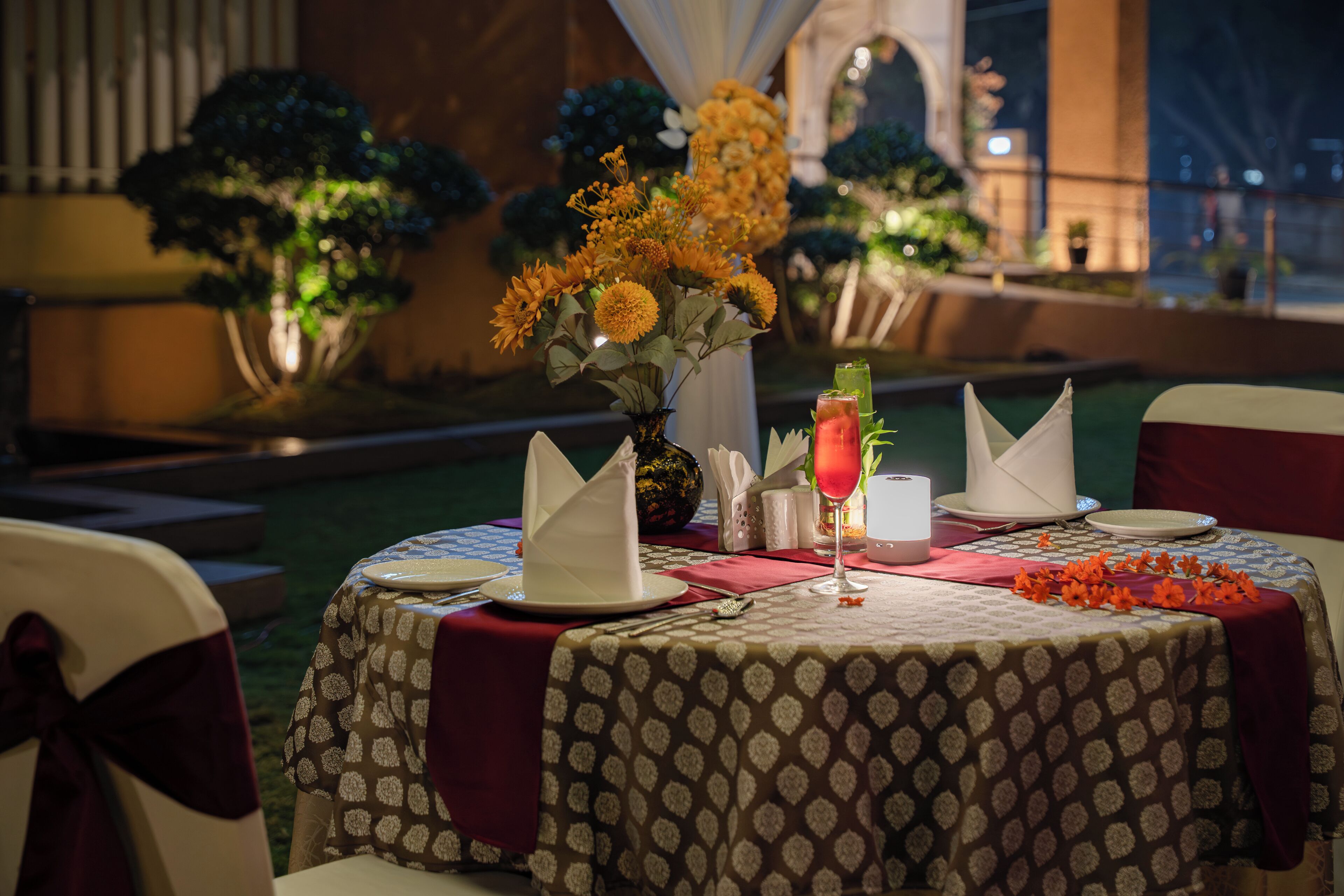 إطلالة على الحديقة