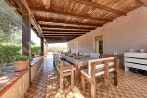 Patio / Balcony - Villa with private pool (Floridia (SR))