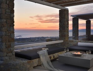 Property grounds - My Rental Homes - Villa Ivory with private infinity pool with Jacuzzi and sea view (Mykonos)