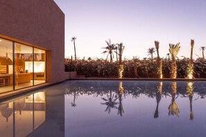 Una piscina climatizada