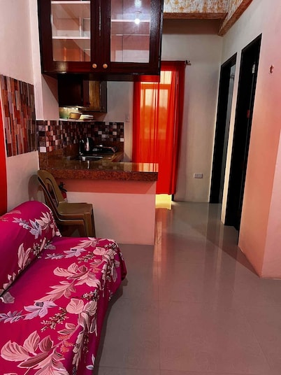 Feel like home one bedroom studio
full kitchen, Near Satisima Trinidad Church