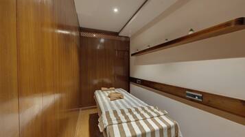Aromatherapy, deep-tissue massages, Ayurvedic treatments, massages