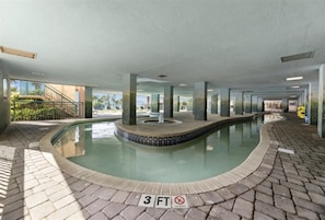 Indoor pool, a heated pool