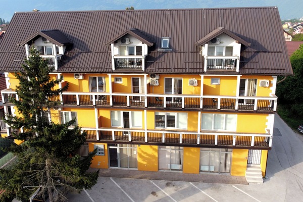 Façade de l’hébergement