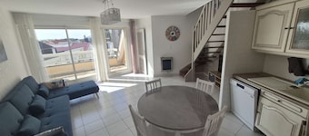 Bright T3 duplex with garage in Berck-Plage