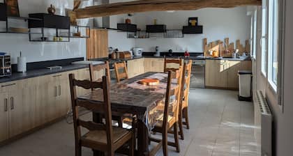 Maison familiale au bord de la Loire Ă Sigloy pour 6 personnes