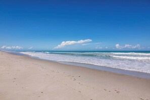 On the beach