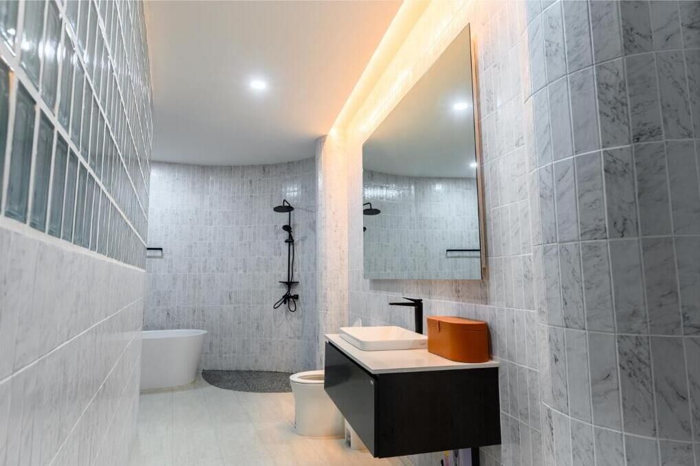 Villa, Pool View | Bathroom | Bathrobes