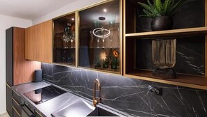 Apartment, 2 Schlafzimmer, Terrasse, Gartenblick | Innenbereich