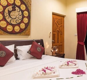 3 sovrum, skrivbord, strykjärn/strykbräda och gratis wi-fi