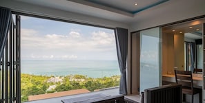 Interior - Modern 2-bedroom hillside villa in Plai Laem with infinity pool and stunning sea views (Tambon Bo Put)