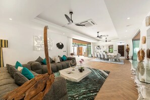 Interior - Luxury 5‑bed villa in Mae Nam with pool, spa, gym, cinema & garden near golf and beaches. (Koh Samui)