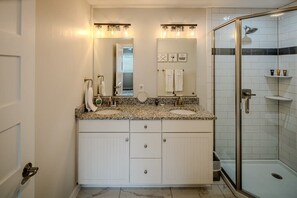 Shower - BR Walkabout B - Steps to Main Street restaurants, (Blowing Rock)