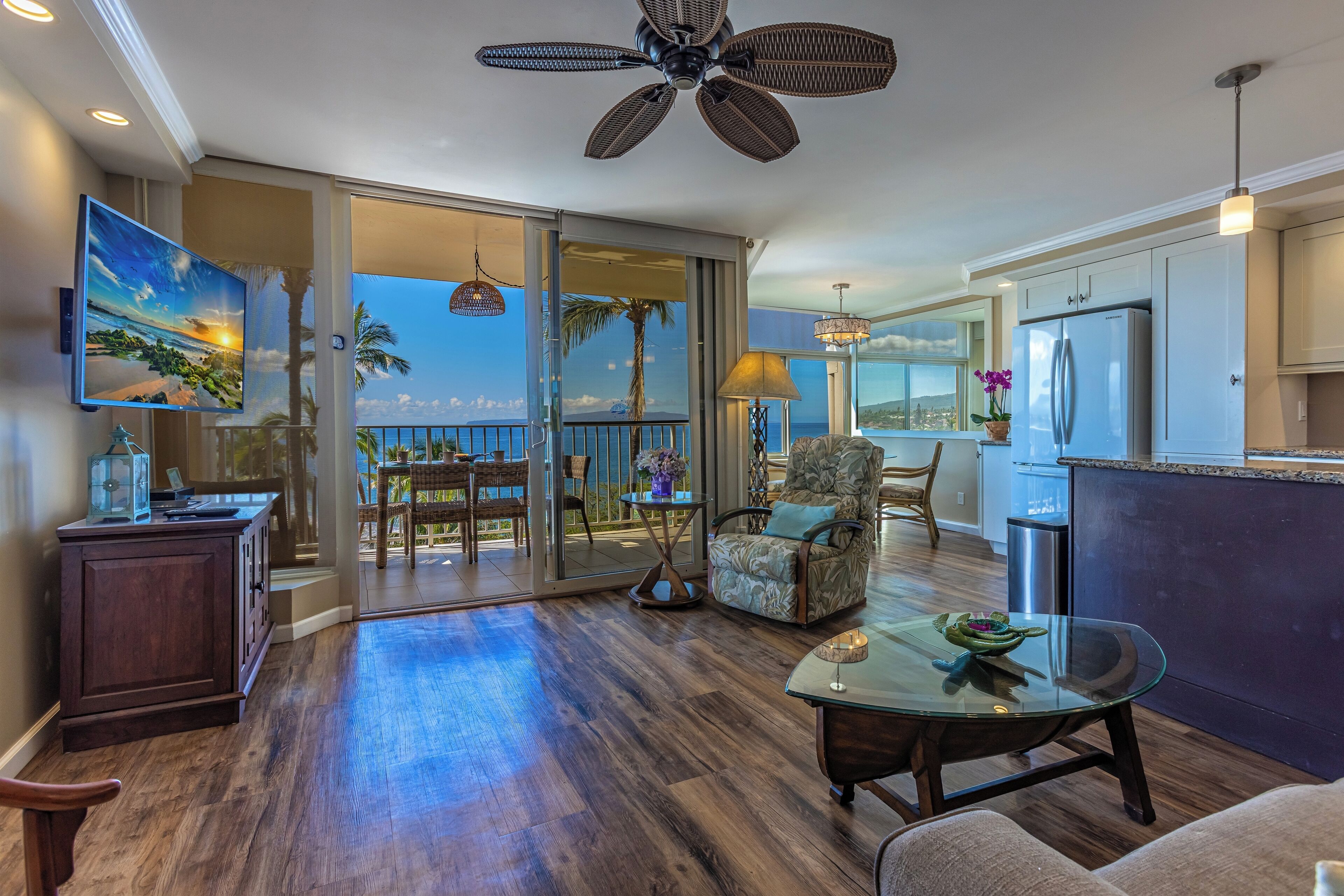 Hale Pau Hana #707 Ocean Front, Central AC, Oceanfront Complex