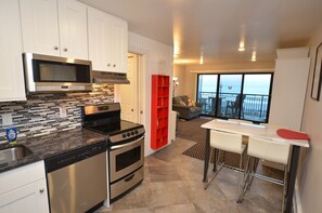 Fridge, microwave, oven, stovetop - Edgewater House - Ocean Front Units With Spectacular Views! (Rehoboth Beach)