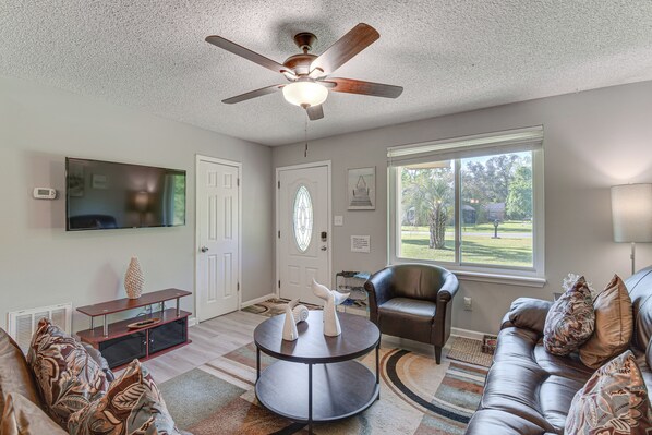 Front of property - 11 Mi to Beaches: Peaceful Foley Home w/ Yard (Foley)