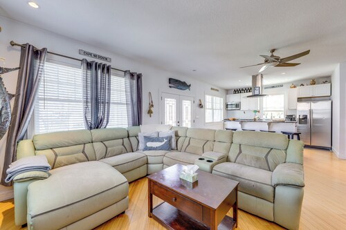 Steps to Short Sand Beach: Retreat w/ Game Room!