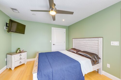 Steps to Short Sand Beach: Retreat w/ Game Room!