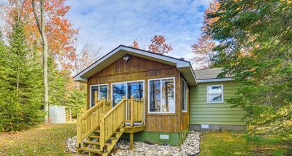 Dock & Fire Pit: Lakefront Cottage in Gould City!
