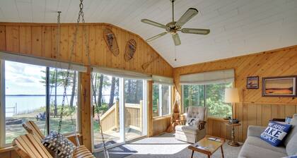 Dock & Fire Pit: Lakefront Cottage in Gould City!