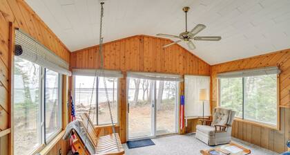 Dock & Fire Pit: Lakefront Cottage in Gould City!