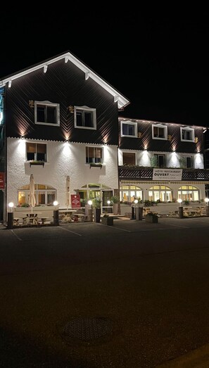 Overnatningsstedets facade