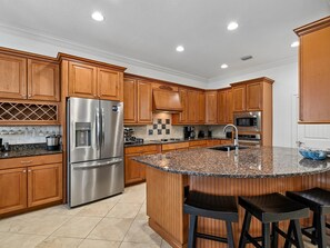 Kitchen, First Floor - Breakfast Bar - Destiny's Paradise | Lux Home, Golf Cart, Private Pool (Destin)