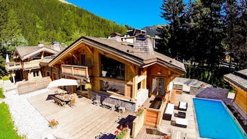 Signature Chalet, Multiple Bedrooms, Mountain View | Terrace/patio