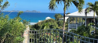 Blue Pearl Villa in St. John USVI, private, gated, 6 bed, 2 bath, private pool.
