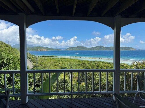 Blue Pearl Villa in St. John USVI, private, gated, 6 bed, 2 bath, private pool.