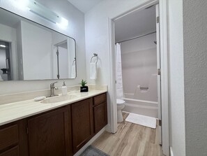 Hair dryer, towels