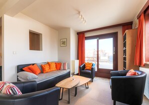 Apartment | Living room - Stunning Penthouse With Beautiful sea View (Koksijde)