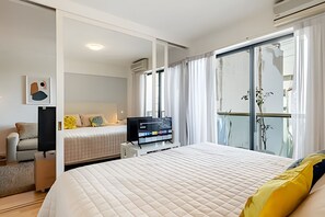 1 habitación, tabla de planchar con plancha y acceso a internet
