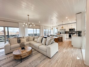 TV connectée, cheminée