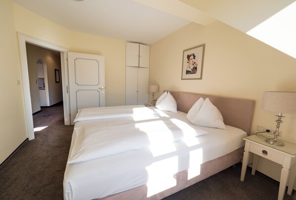 1 غرفة نوم وواي فاي وملاءات أسرّة