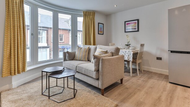 Apartment | Living area - Pet-friendly Coastal Apartment in Filey, No Deposit (Filey)