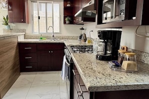 Microwave, oven, stovetop