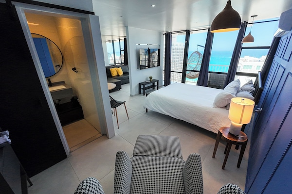 Skrivbord, strykjärn/strykbräda, gratis wi-fi och sängkläder