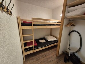 Room - 20m from resort center, 4th floor, balcony, tv, ski locker, 33m², Les 2 Alpes (Les Deux Alpes)