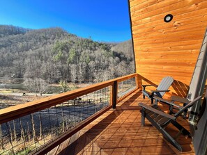 Property grounds - Mountain A-Frame with riverfront views (Burnsville)