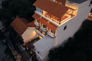 Voorkant van accommodatie