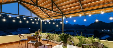 Terrasse sur le toit