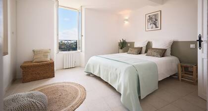 Ramparts of Vence. House on the 1st line of the ramparts of St Paul de Vence.