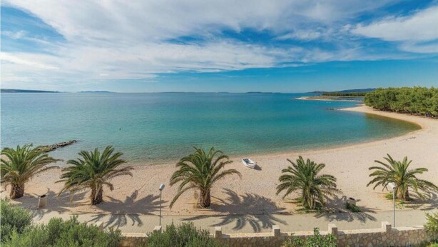 Apartment | View from property - Apartment in Dinjiska by the Beach (Pag)