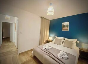 1 chambre, fer et planche à repasser, Wi-Fi, draps fournis