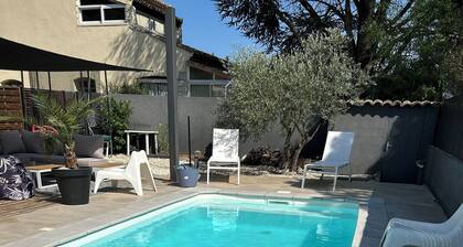 Peaceful apartment with private pool