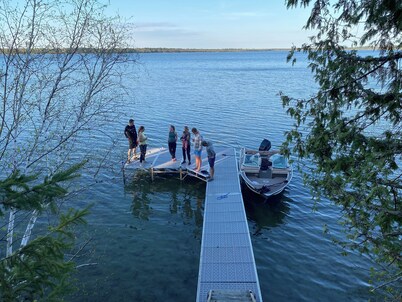 Beautiful home on Kabekona Lake near Walker, MN! Features 2 master suites!
