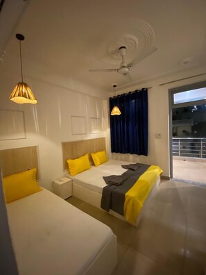 1 habitación y ropa de cama de alta calidad