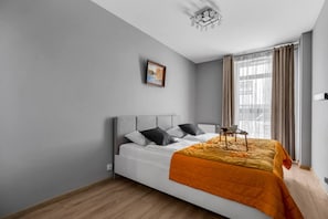 2 slaapkamers, een strijkplank/strijkijzer, gratis wifi, beddengoed